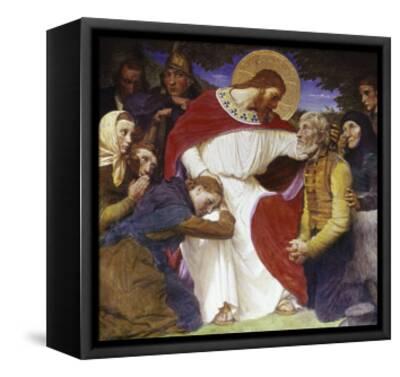 Jesus The Comforter Giclee Print By August Andreas Jerndorff Art Com