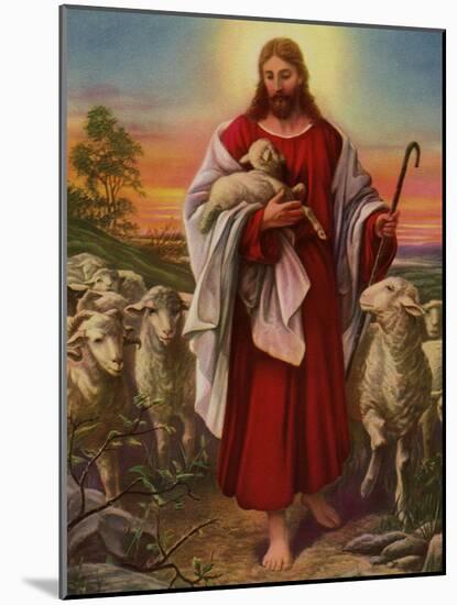 Jesus the Shepherd, 1943-null-Mounted Giclee Print