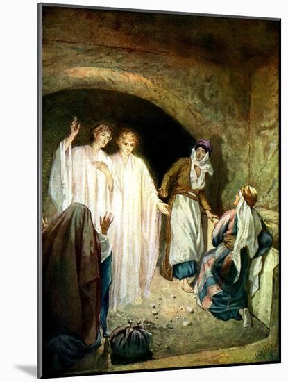 Jesus' tomb is found empty - Bible-William Brassey Hole-Mounted Giclee Print