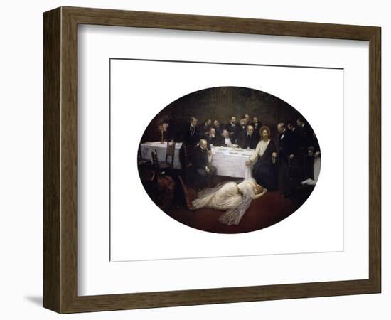 Jesus und Maria Magdalena unter den Pharisäern. 1891-Jean Béraud-Framed Giclee Print