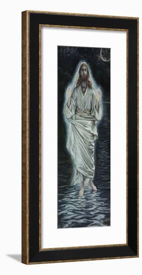 Jesus Walking on the Sea-James Tissot-Framed Giclee Print