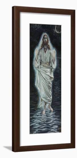 Jesus Walking on the Sea-James Tissot-Framed Giclee Print