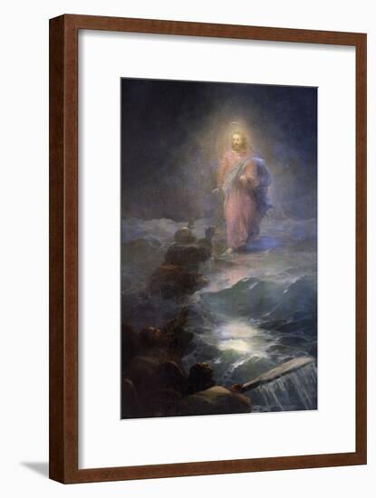 Jesus Walking on Water-Ivan Konstantinovich Aivazovsky-Framed Giclee Print