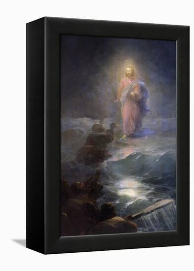 Jesus Walking on Water-Ivan Konstantinovich Aivazovsky-Framed Premier Image Canvas