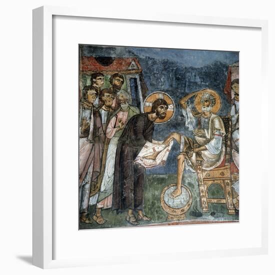 Jesus Washing the Disciples' Feet-null-Framed Giclee Print
