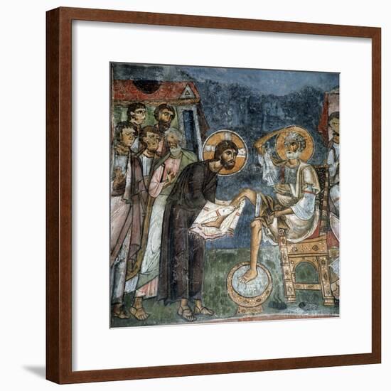 Jesus Washing the Disciples' Feet-null-Framed Giclee Print