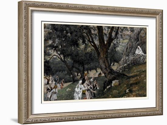 Jesus Went Out into a Desert Place, Illustration for 'The Life of Christ', C.1884-96-James Tissot-Framed Giclee Print