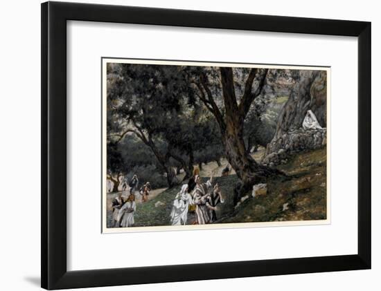 Jesus Went Out into a Desert Place, Illustration for 'The Life of Christ', C.1884-96-James Tissot-Framed Giclee Print