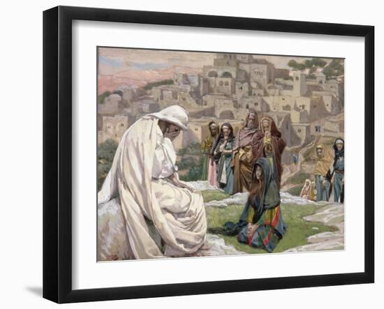 Jesus Wept, Illustration for 'The Life of Christ', C.1886-96-James Tissot-Framed Giclee Print