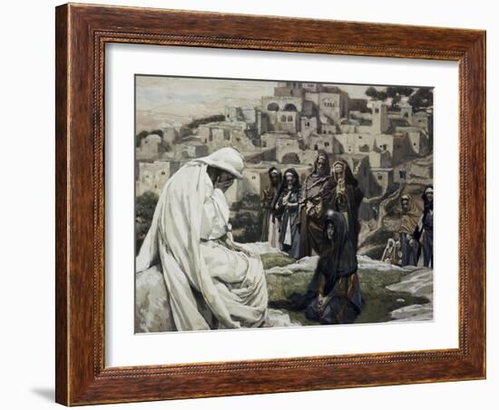 Jesus Wept-James Tissot-Framed Giclee Print