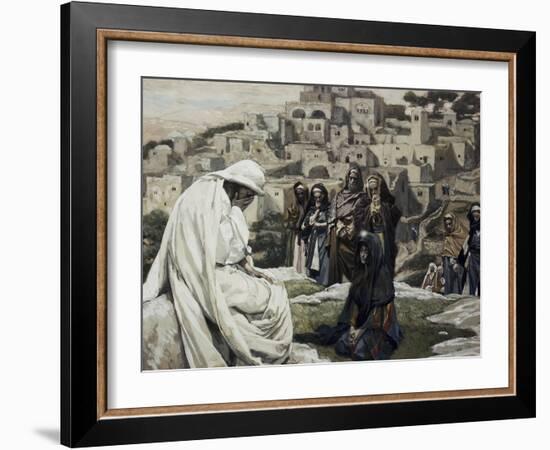Jesus Wept-James Tissot-Framed Giclee Print