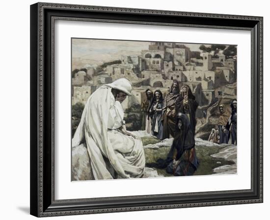 Jesus Wept-James Tissot-Framed Giclee Print