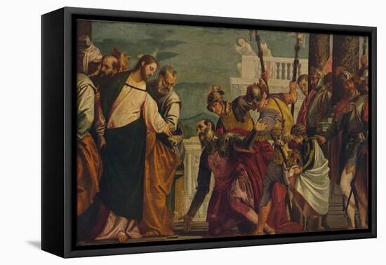 'Jesus Y El Centurio De Cafarnaun', (Jesus and the Centurion), 1571, (c1934)-Paolo Veronese-Framed Premier Image Canvas