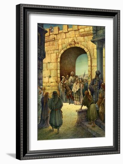 Jesus-Val Bochkov-Framed Giclee Print