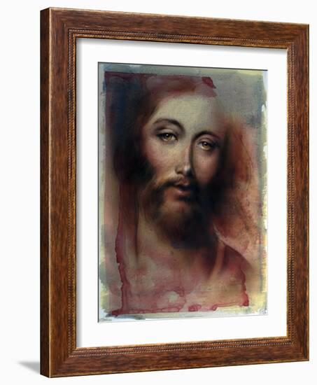 Jesus-Shen-Framed Art Print