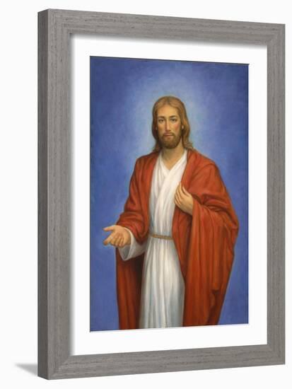 Jesus-Edgar Jerins-Framed Giclee Print