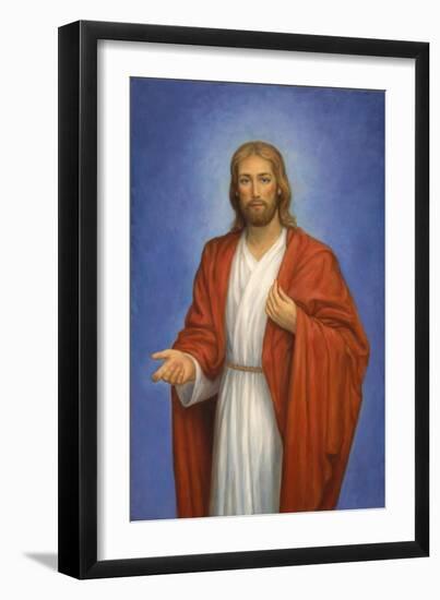 Jesus-Edgar Jerins-Framed Giclee Print