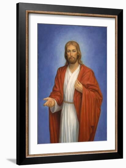 Jesus-Edgar Jerins-Framed Giclee Print