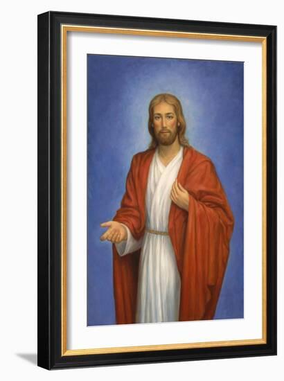 Jesus-Edgar Jerins-Framed Giclee Print