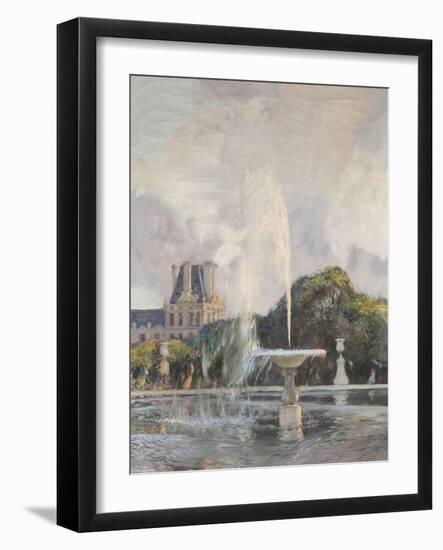 Jet d'eau aux Tuileries-Gaston De La Touche-Framed Giclee Print