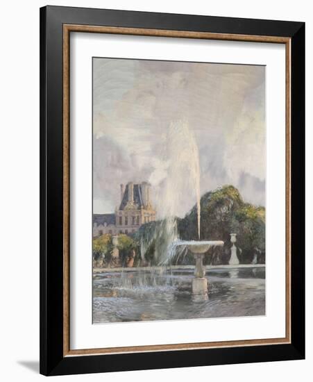 Jet d'eau aux Tuileries-Gaston De La Touche-Framed Giclee Print