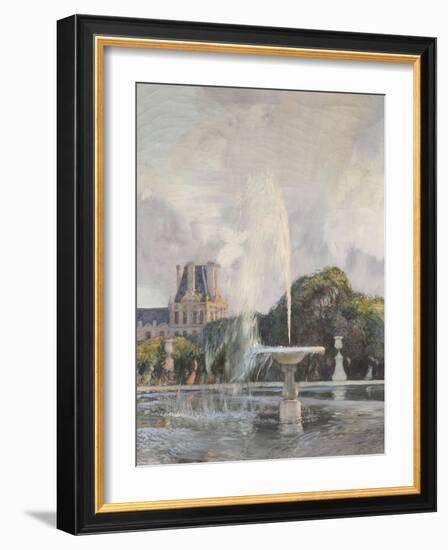 Jet d'eau aux Tuileries-Gaston De La Touche-Framed Giclee Print