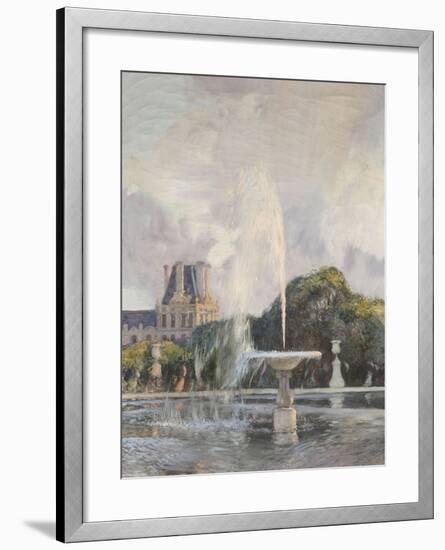 Jet d'eau aux Tuileries-Gaston De La Touche-Framed Giclee Print