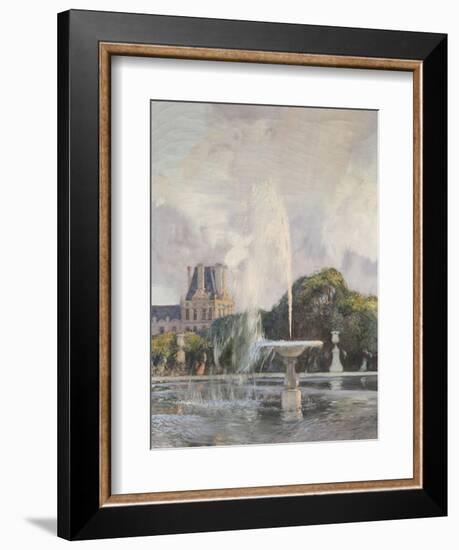 Jet d'eau aux Tuileries-Gaston De La Touche-Framed Giclee Print