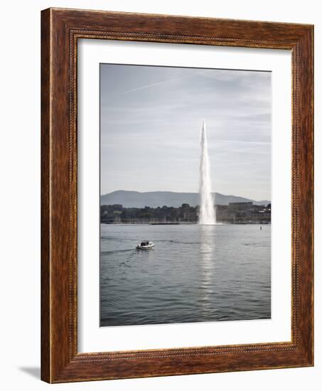 Jet D'Eau, Lake Geneva, Geneva, Switzerland, Europe-Matthew Frost-Framed Photographic Print