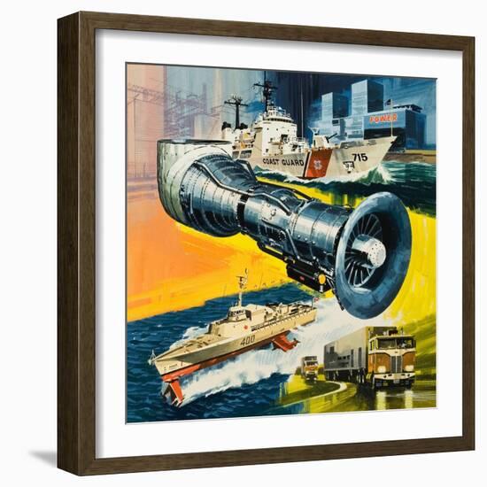 Jet Engines That Do Not Fly-Wilf Hardy-Framed Giclee Print