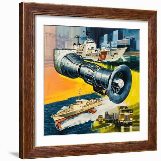 Jet Engines That Do Not Fly-Wilf Hardy-Framed Giclee Print