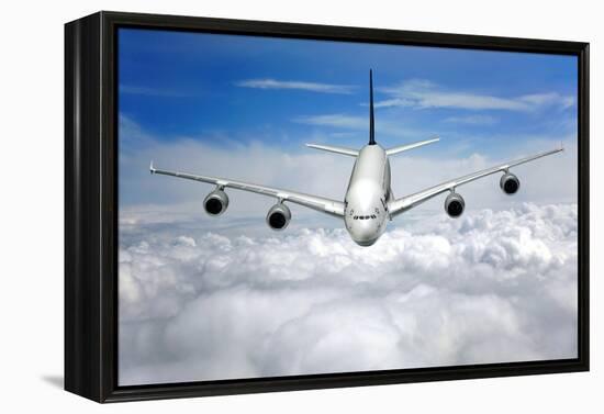 Jet Flight, Composite Image-Victor De Schwanberg-Framed Premier Image Canvas