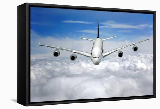 Jet Flight, Composite Image-Victor De Schwanberg-Framed Premier Image Canvas