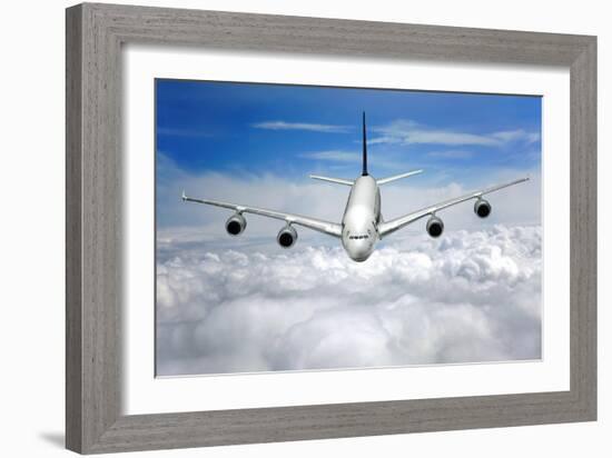 Jet Flight, Composite Image-Victor De Schwanberg-Framed Photographic Print
