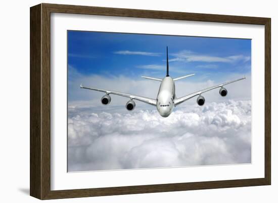 Jet Flight, Composite Image-Victor De Schwanberg-Framed Photographic Print