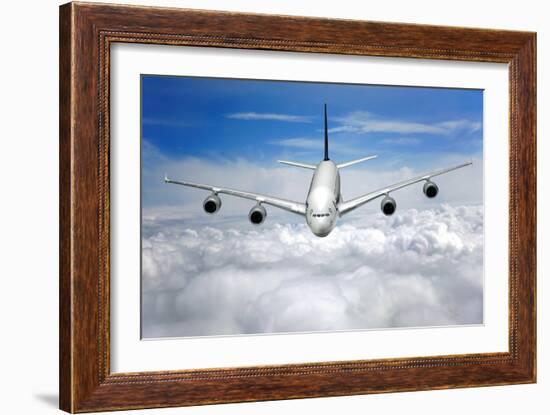 Jet Flight, Composite Image-Victor De Schwanberg-Framed Photographic Print