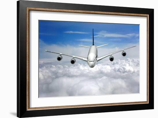 Jet Flight, Composite Image-Victor De Schwanberg-Framed Photographic Print