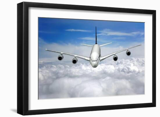 Jet Flight, Composite Image-Victor De Schwanberg-Framed Photographic Print