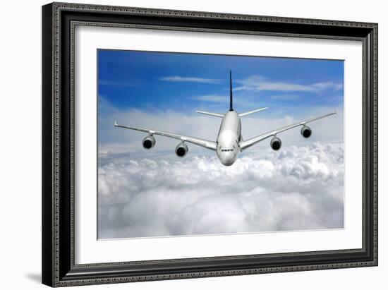 Jet Flight, Composite Image-Victor De Schwanberg-Framed Photographic Print