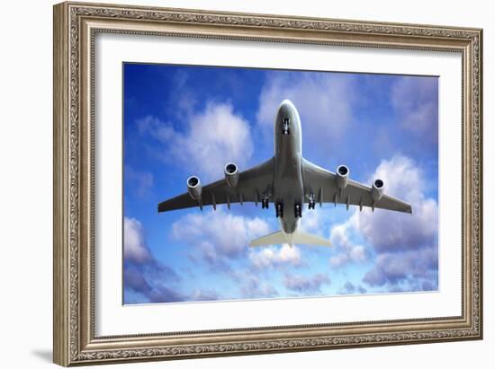 Jet Flight, Composite Image-Victor De Schwanberg-Framed Photographic Print