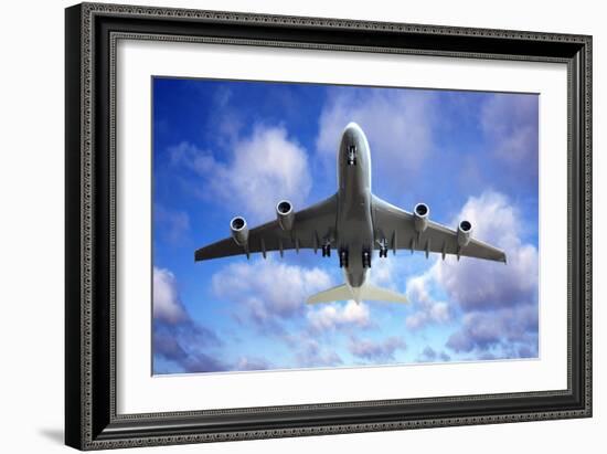 Jet Flight, Composite Image-Victor De Schwanberg-Framed Photographic Print