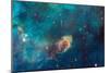 Jet in Carina WFC3 UVIS Full Field Space Photo-null-Mounted Art Print