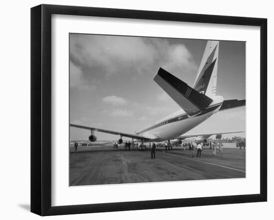 Jet Preparing for a Test Flight-null-Framed Photographic Print