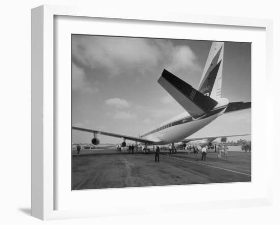 Jet Preparing for a Test Flight-null-Framed Photographic Print
