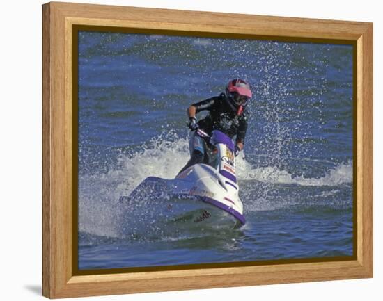 Jet Skier-null-Framed Premier Image Canvas