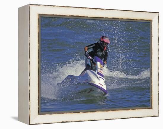 Jet Skier-null-Framed Premier Image Canvas