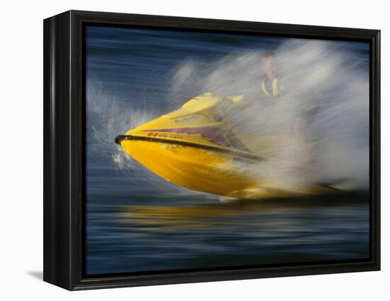 Jet Skier-null-Framed Premier Image Canvas