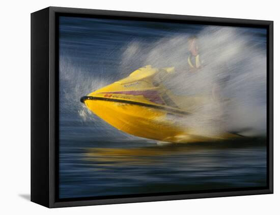 Jet Skier-null-Framed Premier Image Canvas