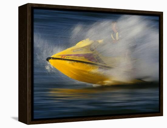 Jet Skier-null-Framed Premier Image Canvas