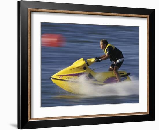 Jet Skier--Framed Photographic Print